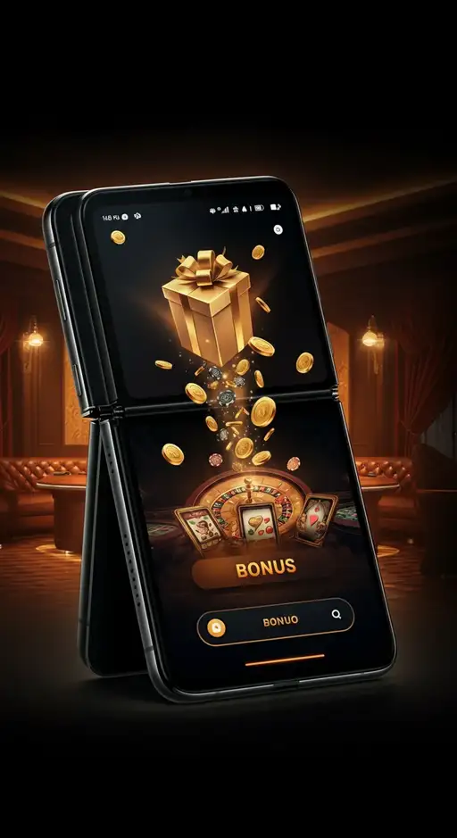 Ein goldener Panda mit Glücksjetons und strahlenden Bonusmünzen, symbolisiert die großzügigen Angebote von Casino Golden Panda